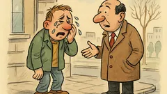 Vic: — Zašto plačeš? Izgubio sam diplomu!