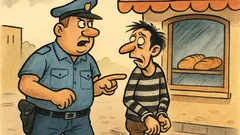 Vic: Policajac uhvati lopova u pekari...