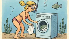 Vic: Zašto plavuša pere rublje u moru?