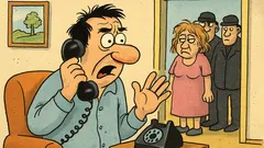 Vic: Zvoni telefon ujutro...