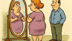 Vic: Stoji žena ispred ogledala…