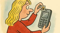 Vic: Zašto plavuša lijepi markicu na mobitel?