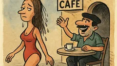 Vic: Šeta djevojka pored kafića