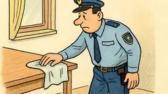 Vic: Zašto policajac stavlja mokre krpe?