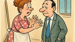 Vic: Žena pokaže mužu svoje dlanove