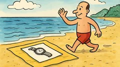 Vic: Turist na plaži ostavi sat