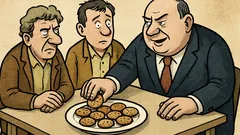 Vic: Sindikalist, bankar i keksi na stolu