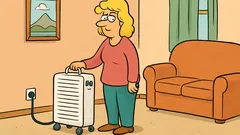 Vic: Zašto plavuša drži grijanje usred sobe?