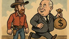 Vic: Ivo Sanader opljačka Chucka Norrisa