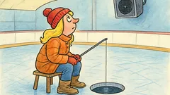 Vic: Ode plavuša na led pecati