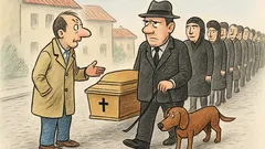 Vic: Ide čovjek ulicom i ugleda sprovod