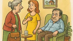 Vic: Kaže majka kćeri u gostima...