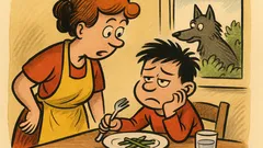 Vic: Pita mama Ivicu: Zašto ne jedeš?