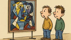Vic: Dva klinca pred Picassovom slikom…