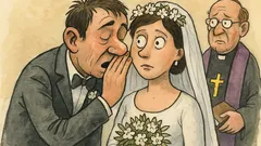 Vic: Mladoženja šapne zaručnici prije vjenčanja