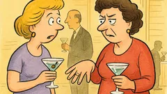 Vic: Na koktel-partiju žena kaže drugoj...