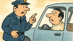 Vic: Pita policajac vozača za zimsku opremu