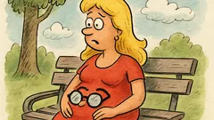 Vic: Zašto plavuša drži naočale na trbuhu?