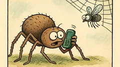 Vic: Zove pauk muhu na mobitel...