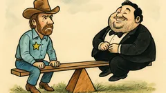 Vic: Chuck Norris pobijedio Žaka u klackanju